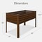 Best Choice Products 48x24x30in Elevated Galvanized Metal Garden Bed w/ Corner Protectors